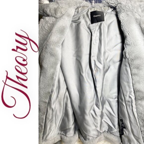 Theory Gray Teddy Jacket - Picture 5 of 11